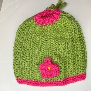 #26 Green and pink conversion hat